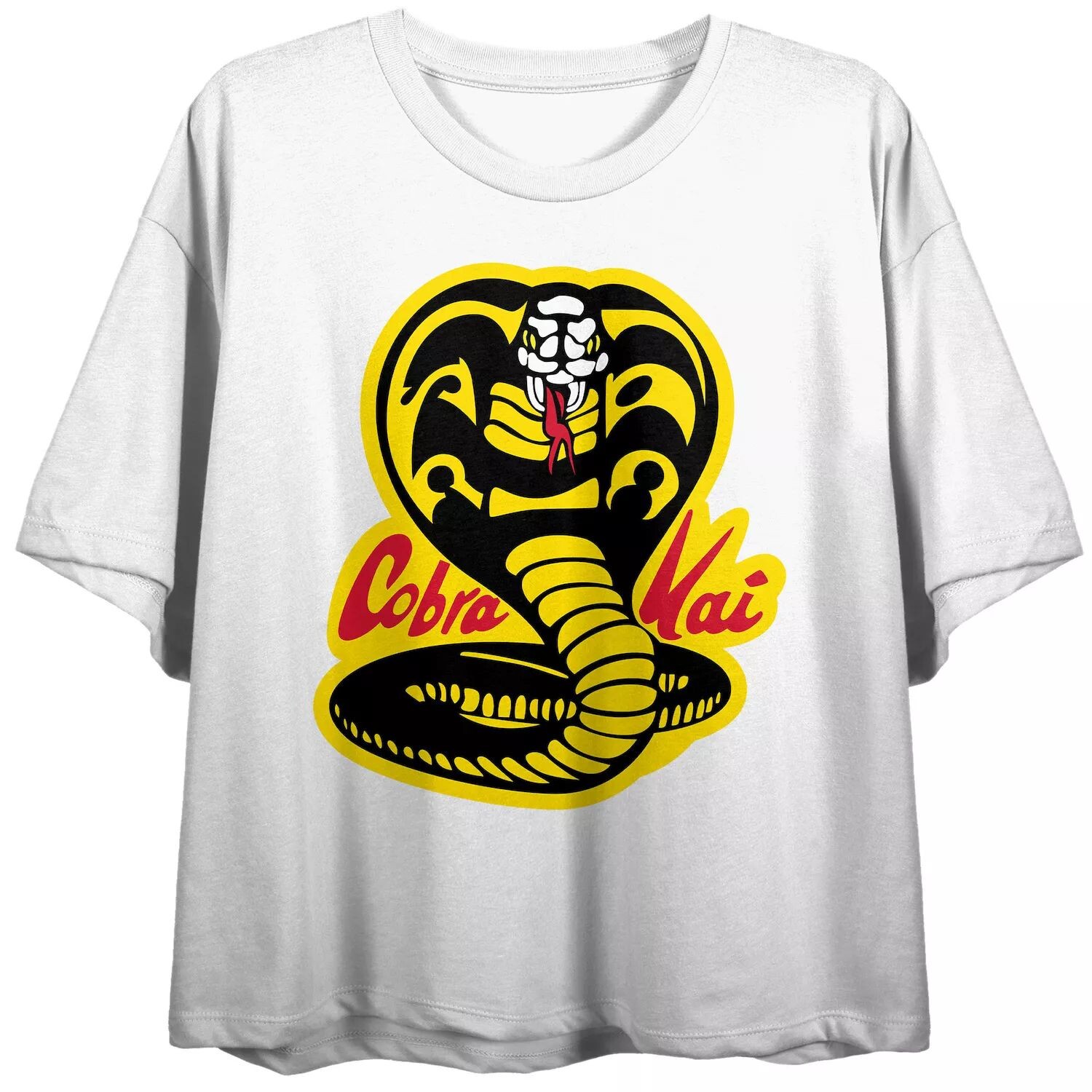 Детская футболка с рисунком Cobra Kai Cobra Licensed Character, белый — фото 2