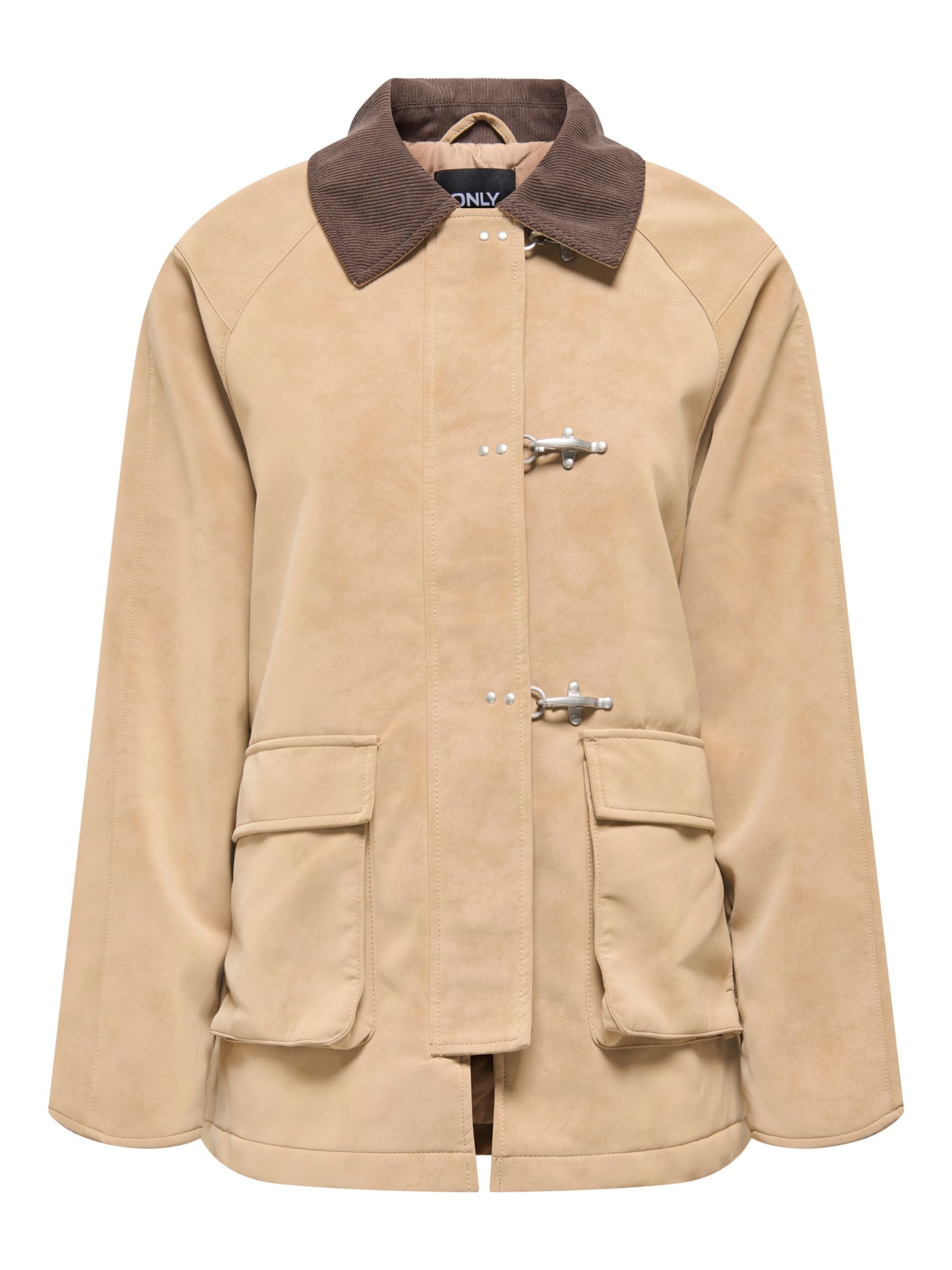 

ONLY Межсезонная куртка 'ONLAggie' в бежевом цвете