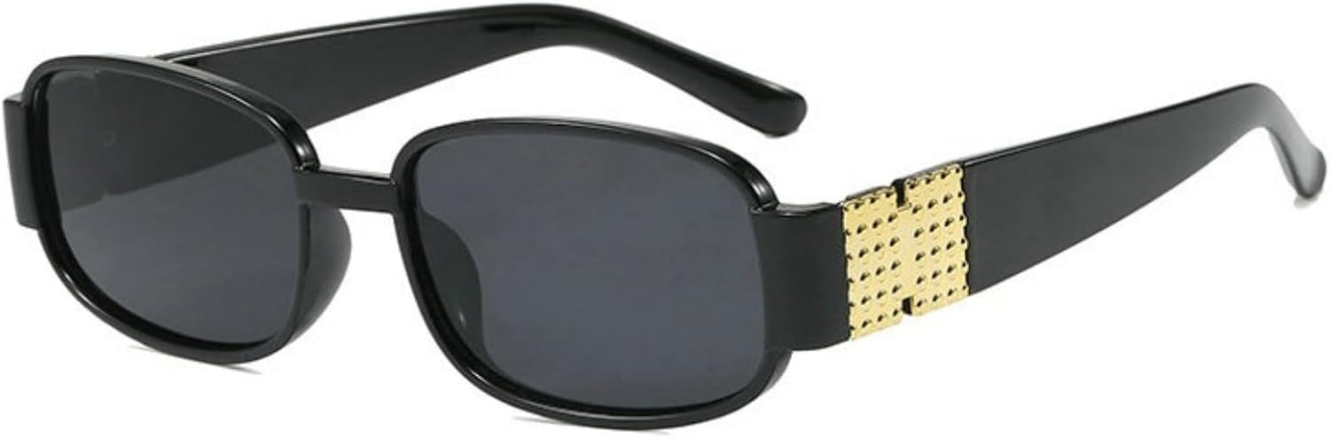 

Солнцезащитные очки Willochra в стиле ретро, ​​квадратные, неправильной формы, металлические, для женщин и мужчин, модные, в стиле Y2K, узкие, в золотой оправе, с защитой от УФ-излучения UV400, C1