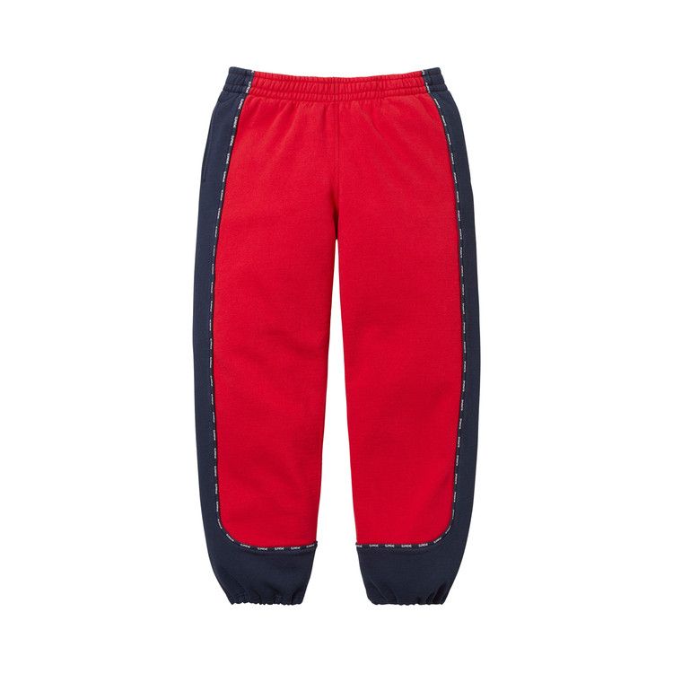 

Спортивные брюки Supreme Piping Sweatpant, Red