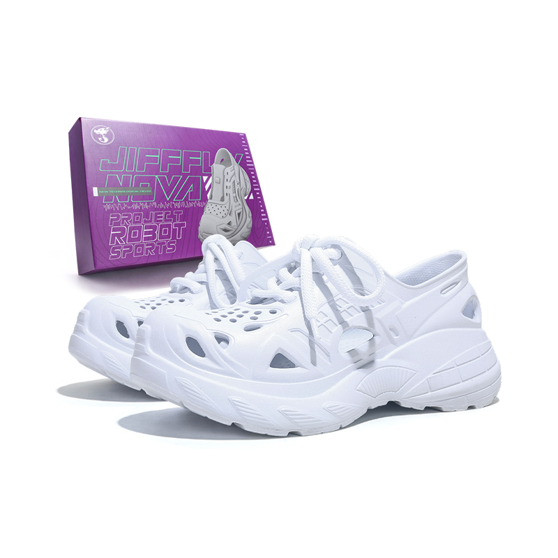 

Jifffly Удобные клоги мужские белые, цвет White