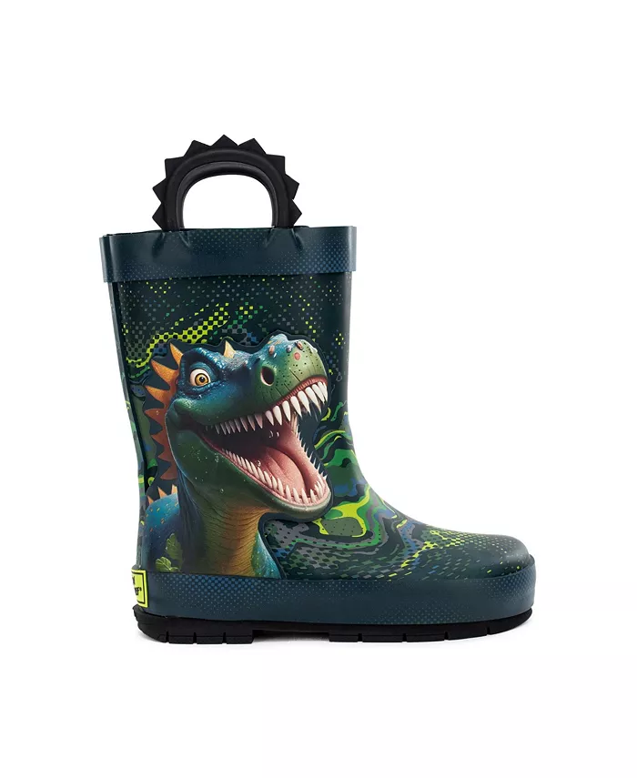 

Детские резиновые сапоги Little Boys Thunder Rex Dino Western Chief, синий