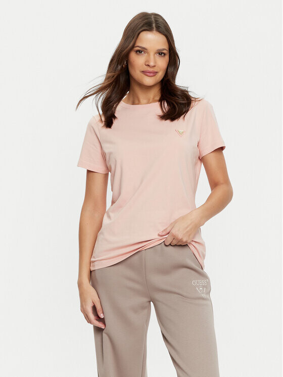 

Футболка оверсайз Guess, розовый