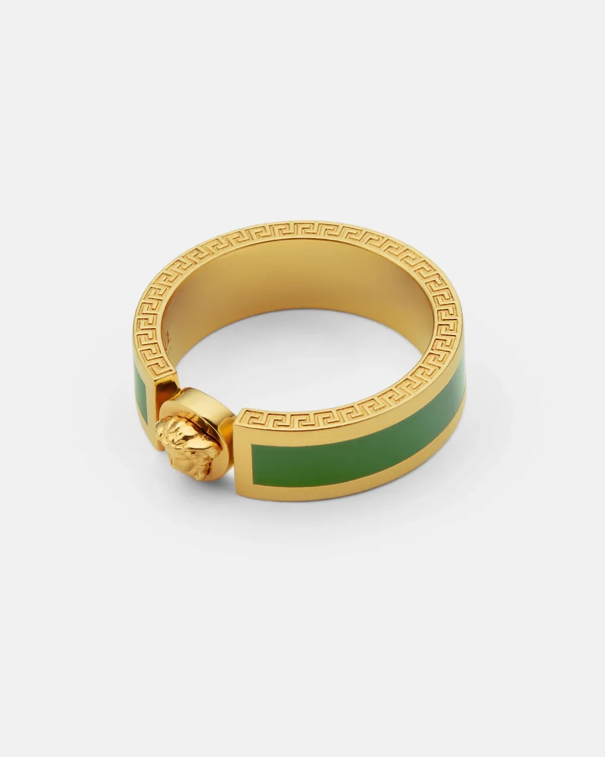 Кольцо Icon VERSACE, зеленый — фото 2