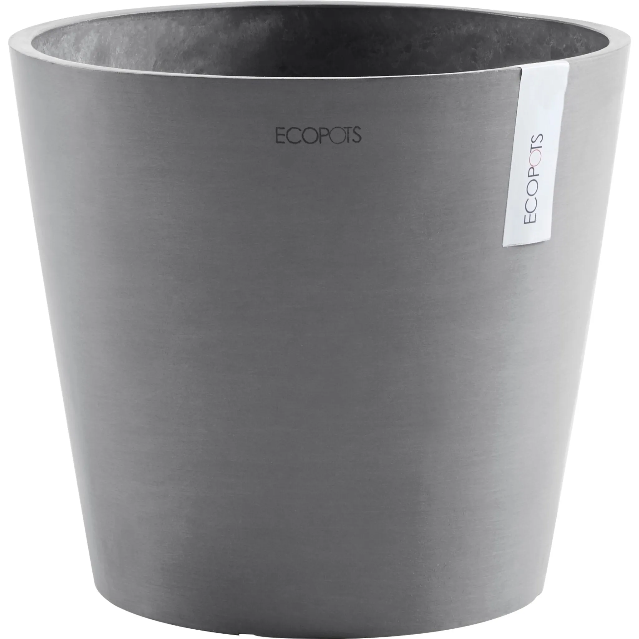 

Цветочный горшок ECOPOTS «AMSTERDAM Grey», ШxГxВ: 40x40x35 см, с резервуаром для воды, серый