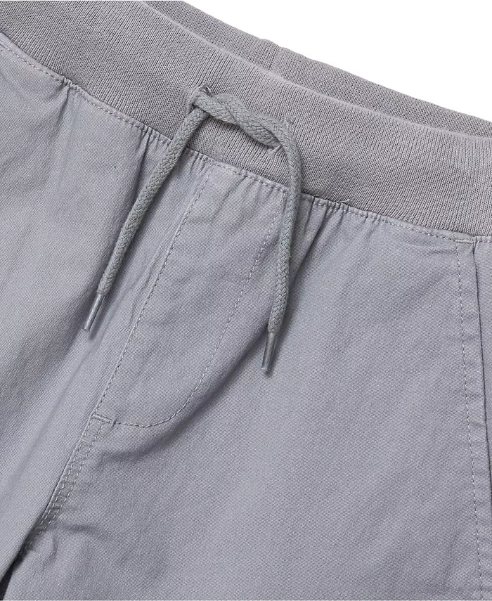 Брюки Big Boys Husky Stretch с мягкой резинкой на поясе и усиленными коленями на молнии Lands' End, мультиколор — фото 3