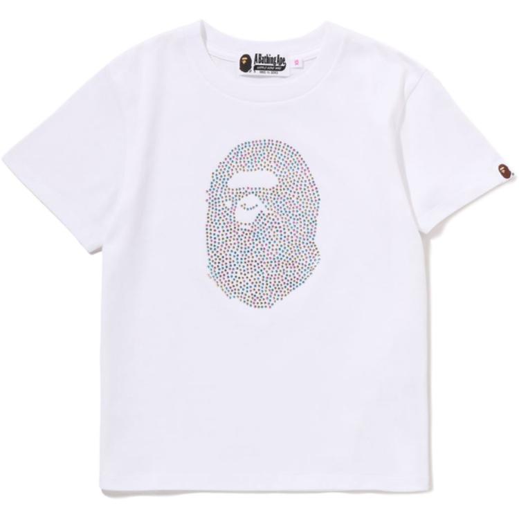 

Футболка SS26 с втачным рукавом для женщин A BATHING APE, белый