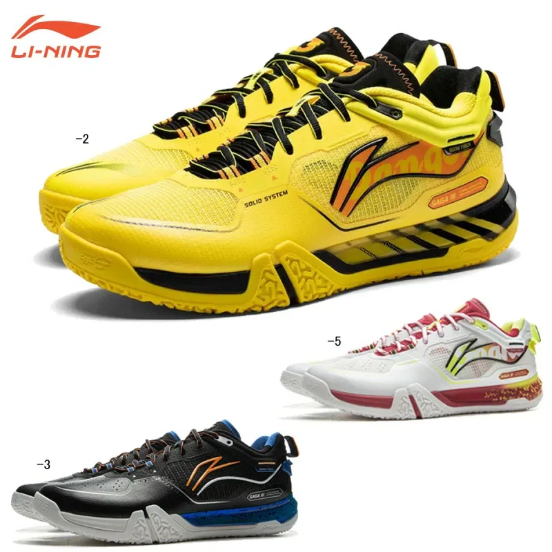 Кроссовки для бадминтона «Saga 3 Pro» от Li-Ning, -3. Black/Blue