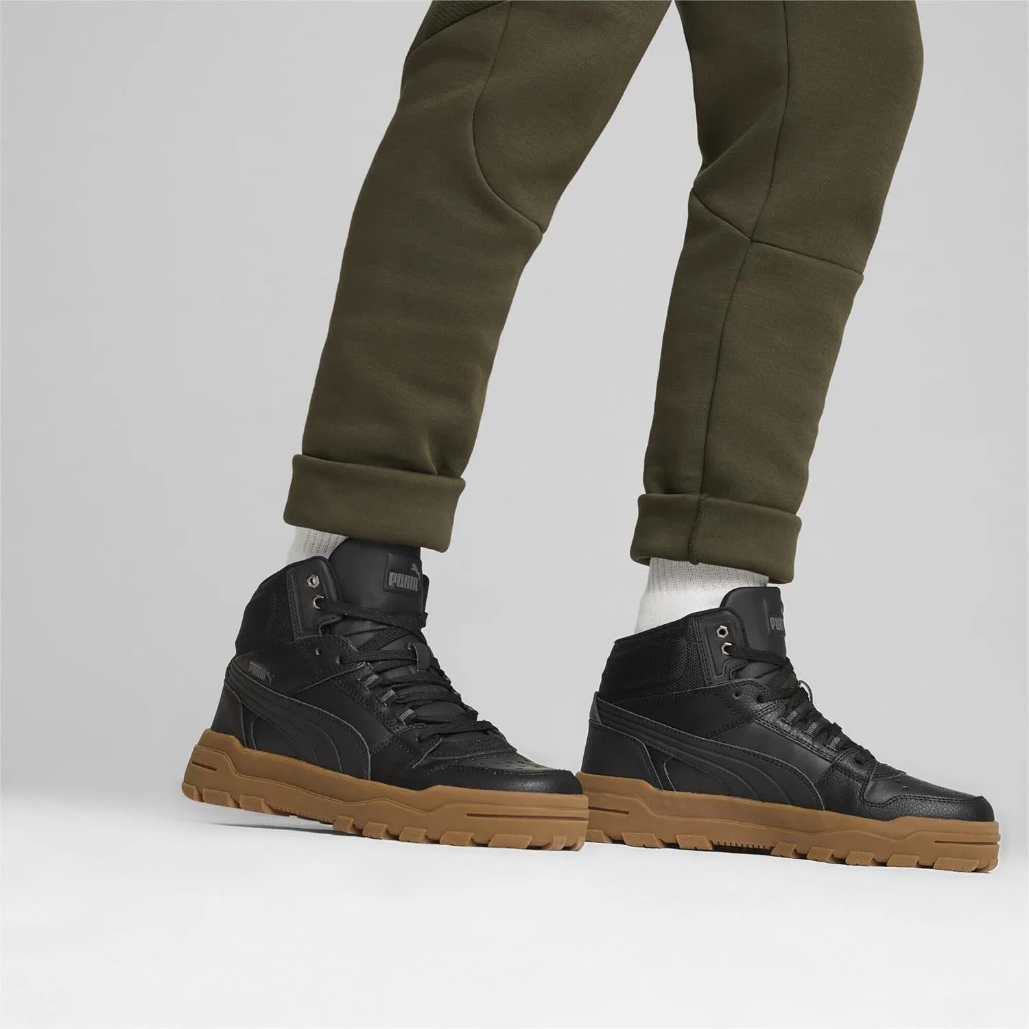 Кроссовки Puma Unisex Rebound Abrupt, Puma Black Shadow Gray Bronze — фото 2