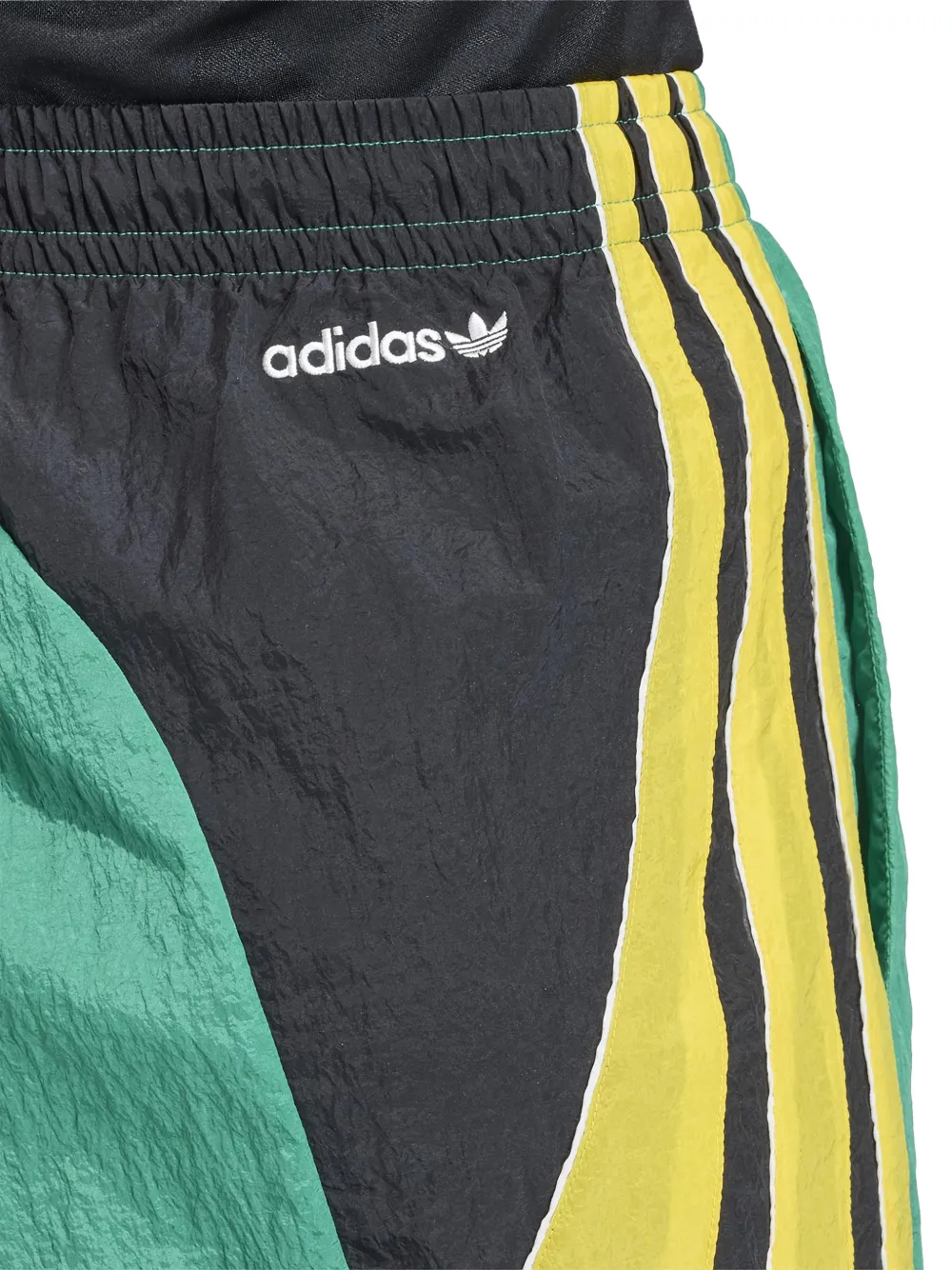 Спортивные брюки Santiago с кулиской и боковыми полосками Adidas, зеленый — фото 3