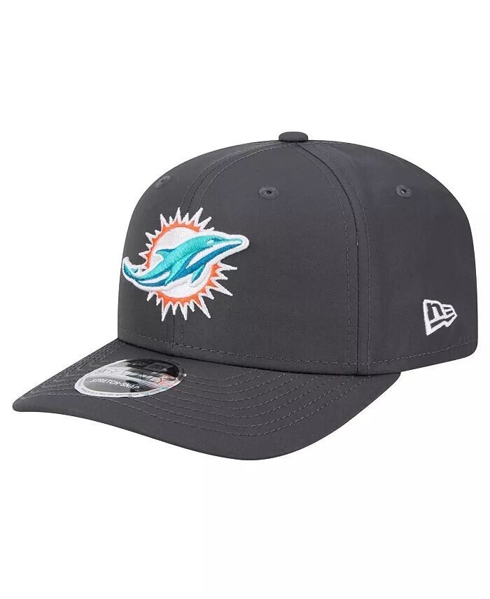 

Мужская графитовая бейсболка Miami Dolphins Main 9SEVENTY Stretch-Snap New Era