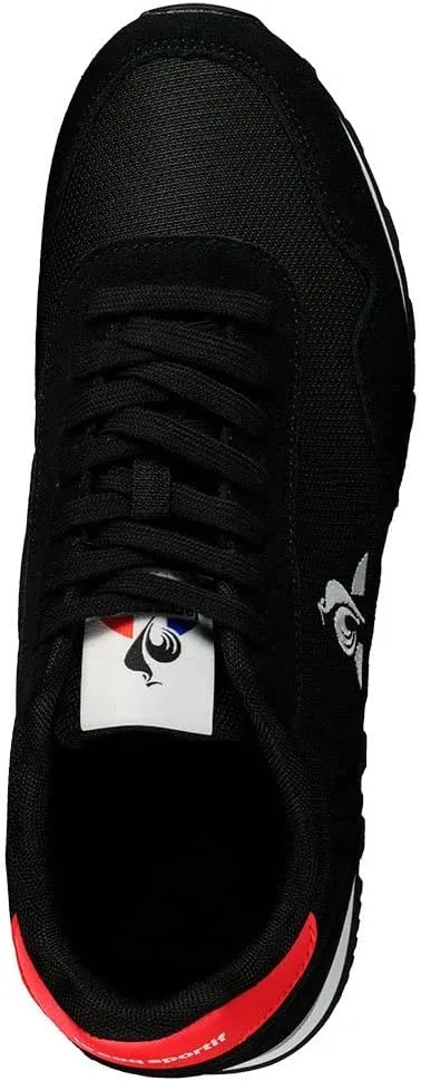 Кроссовки Le Coq Sportif Unisex Astra Black/Fiery Red Low-top — фото 4