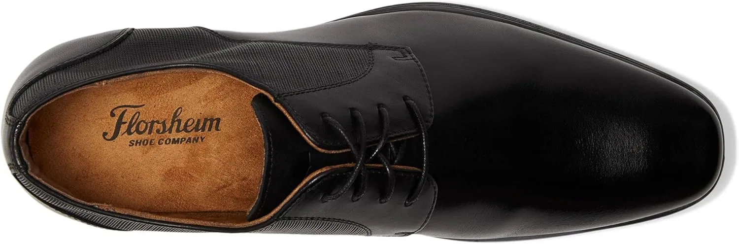 Мужские оксфорды Florsheim Jackson с гладким носком, Black — фото 3