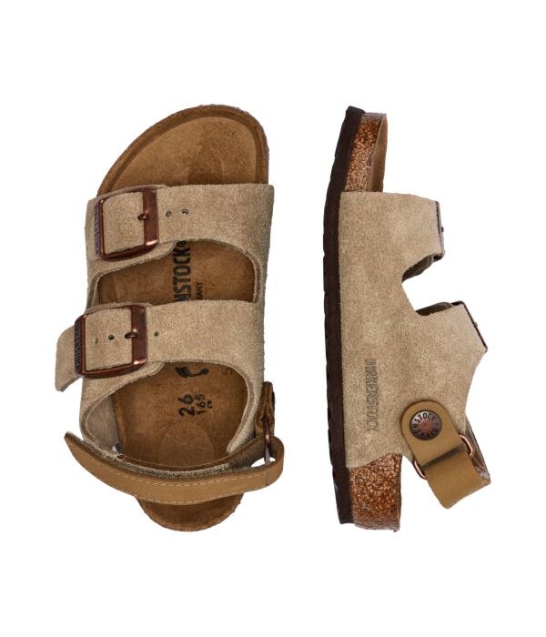 Кожаные сандалии milano kids leve Birkenstock, желтый — фото 4