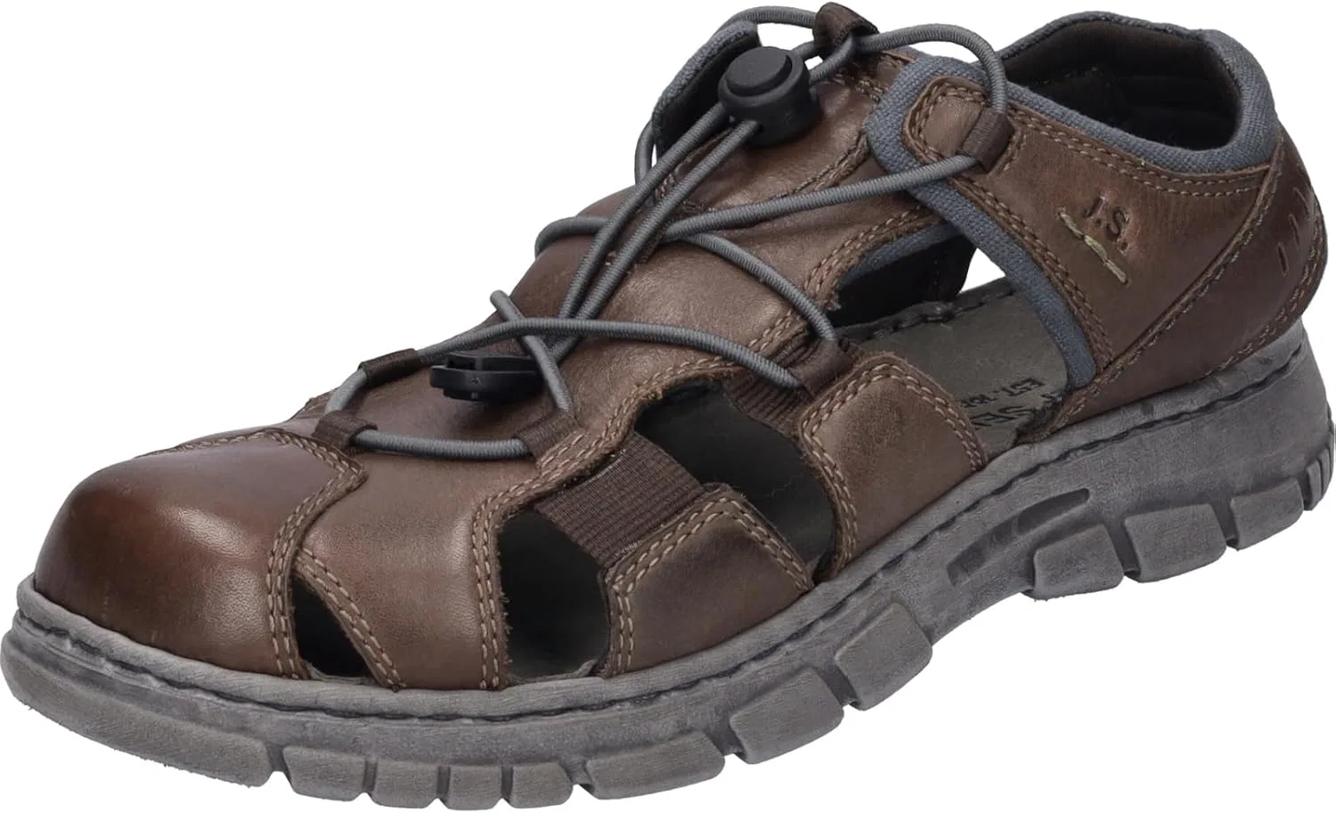 Мужские закрытые сандалии Josef Seibel Brendan 05, ширина G (стандартная), Brown Combi
