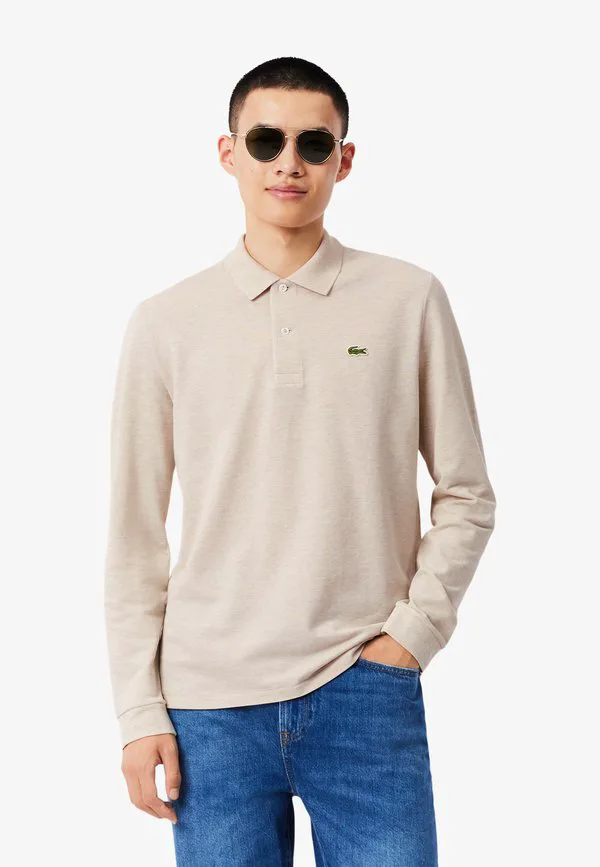 Оригинальная мужская рубашка поло l1313 Lacoste, Gris Beige Chiné I
