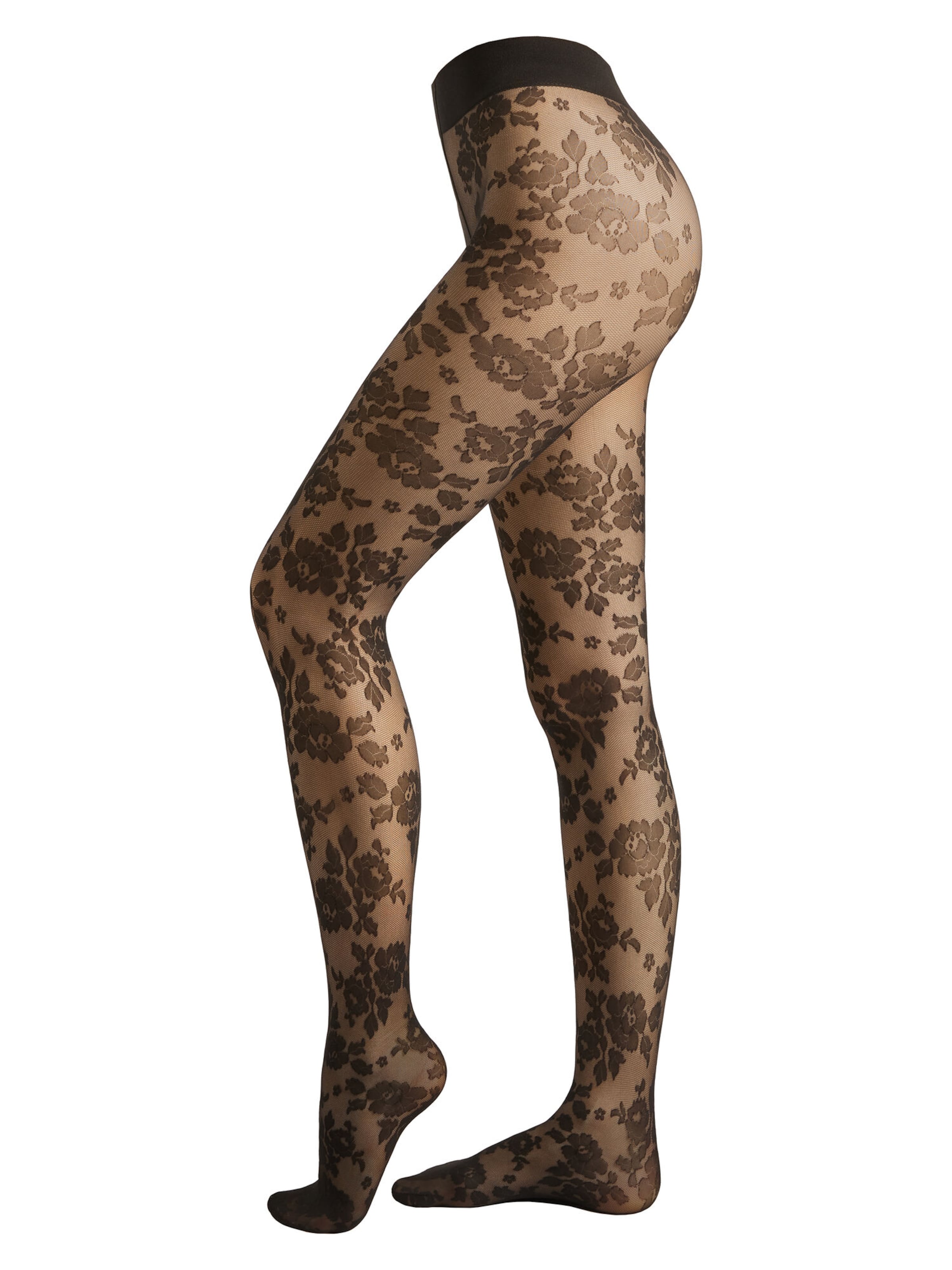 

CALZEDONIA Колготки '40 DENIER FLOWERS' в черном цвете