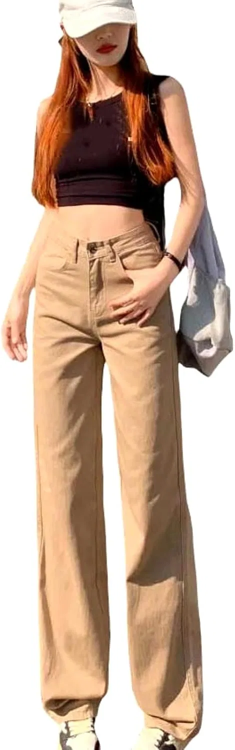 Джинсы широкие Urban Style Khaki