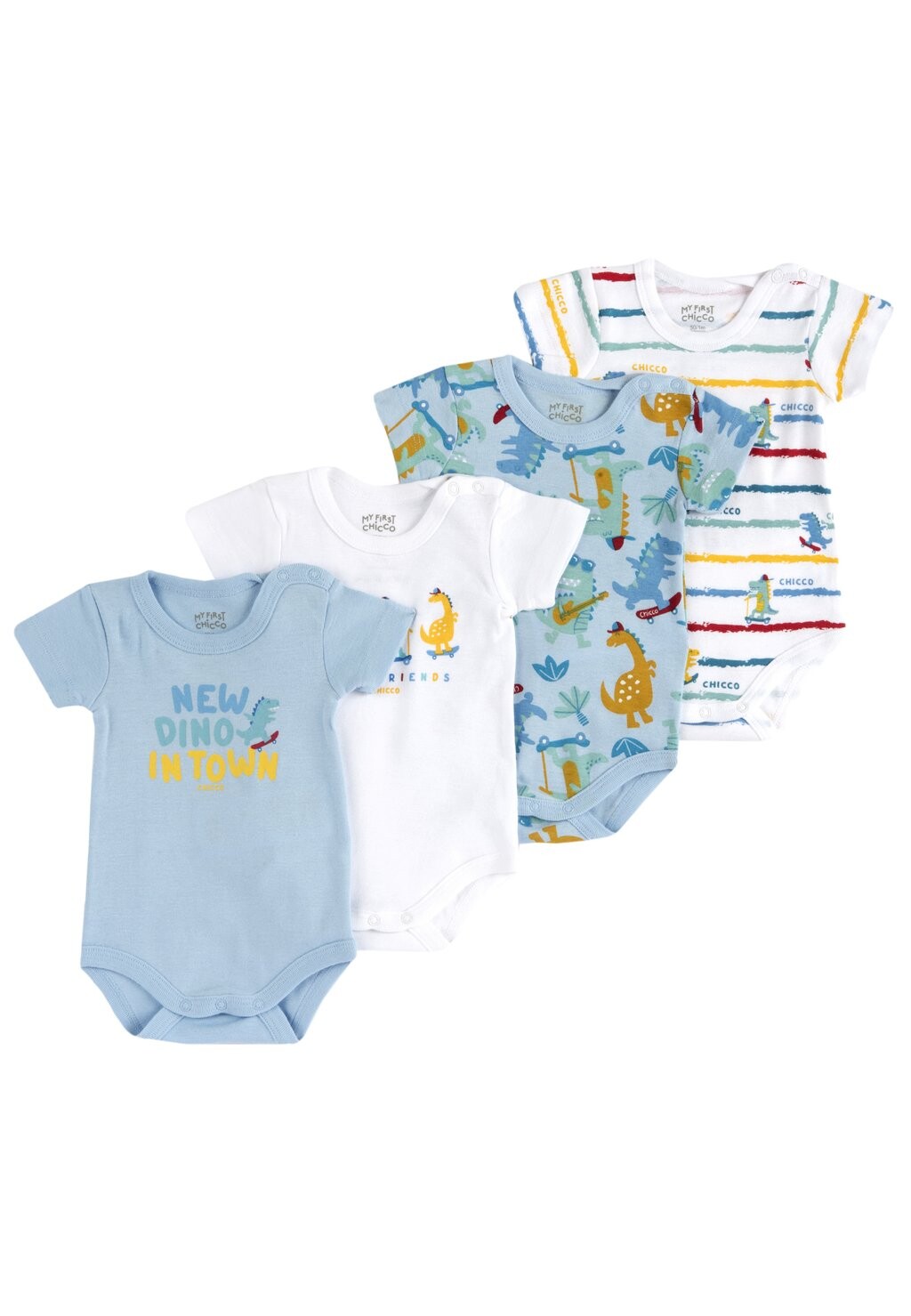 

Боди SET 4 PIECES Chicco, цвет blue