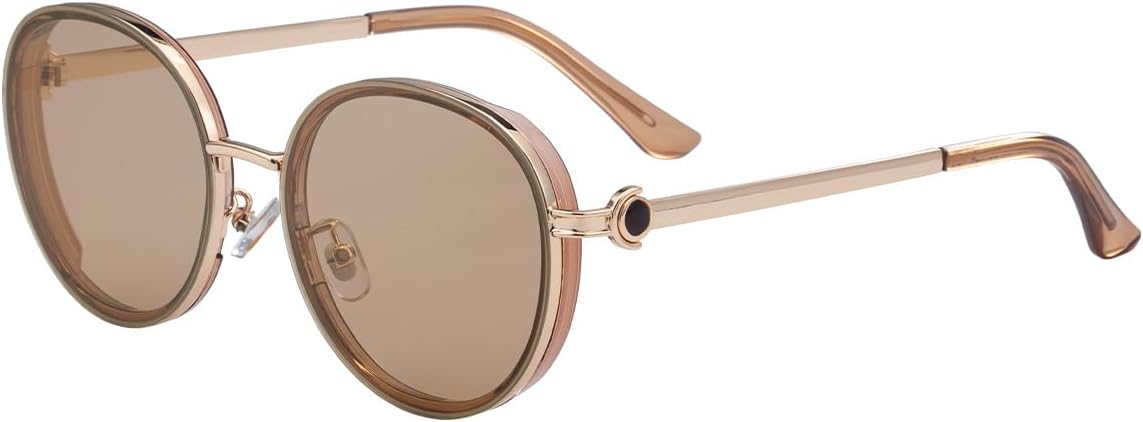 

Женские солнцезащитные очки в панк-стиле с круглой оправой, европейско-американский дизайн, высококачественная защита от УФ-излучения для создания дерзкого стиля на открытом воздухе GDKPJDT, 7