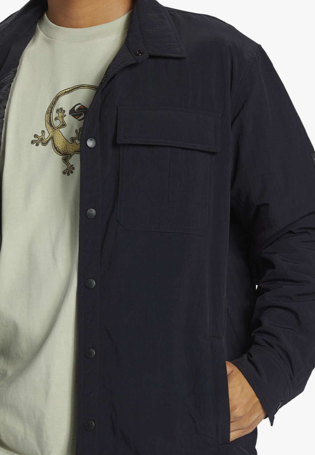 

Легкая куртка COLD SNAP SHACKET Quiksilver, черный