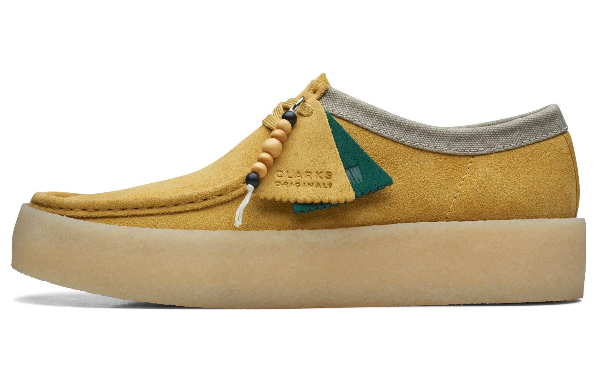 

Clarks Оригинальные замшевые туфли-лодочки с деревянными бусинами