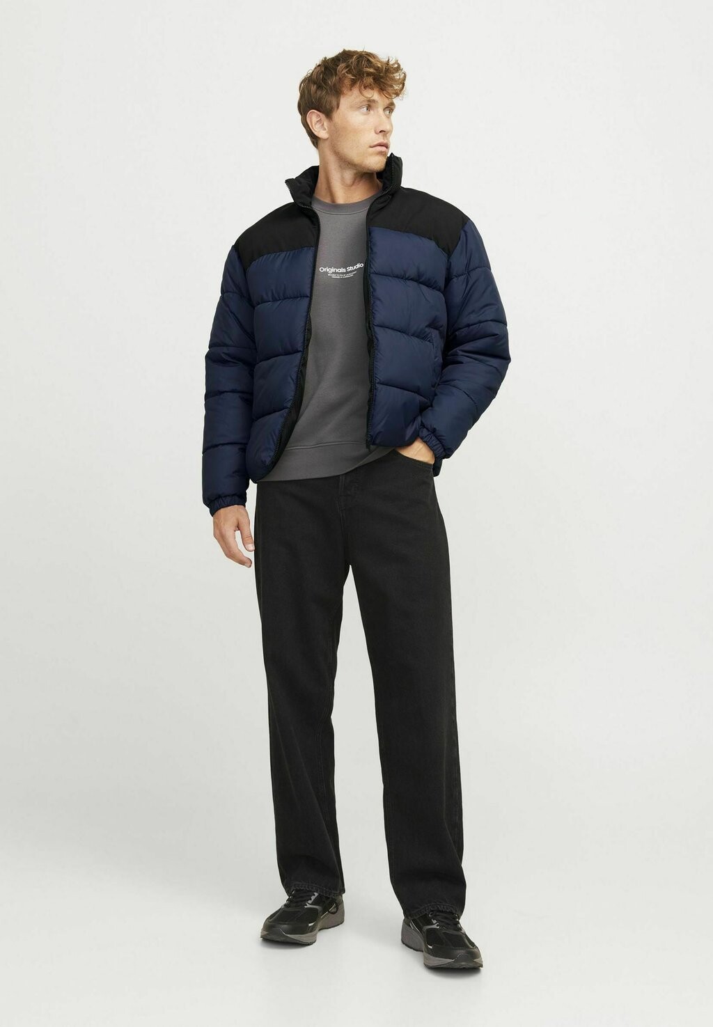 

Зимняя куртка JJMOON PUFFER Jack & Jones, темно-синий
