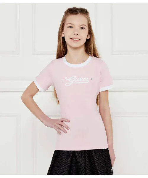 

Футболка Regular fit Guess, розовый