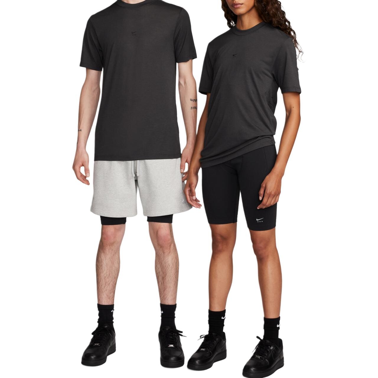 1017 ALYX 9SM Футболка ко-бренда унисекс черная Nike, черный — фото 3