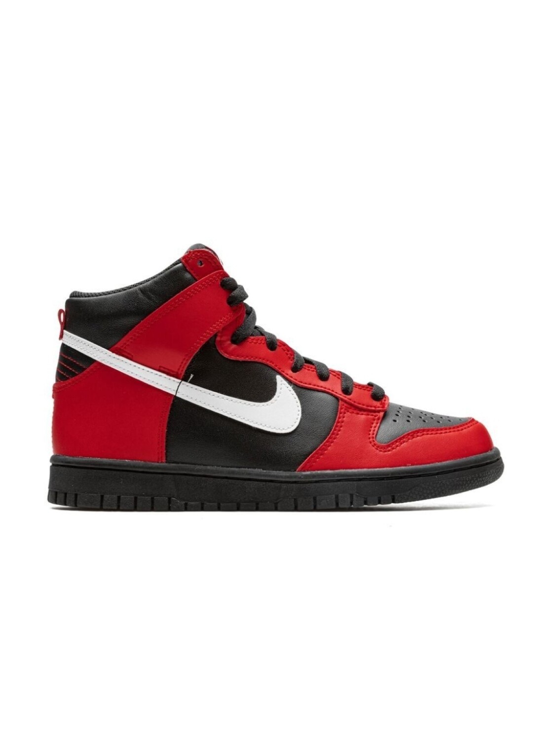 Nike Kids кроссовки Dunk High, красный — фото 2