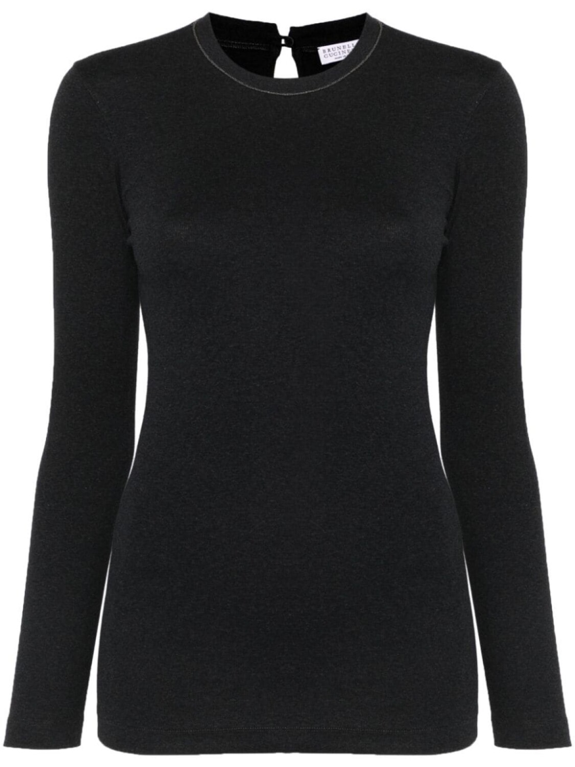 

Brunello Cucinelli джемпер с декором Monili, серый