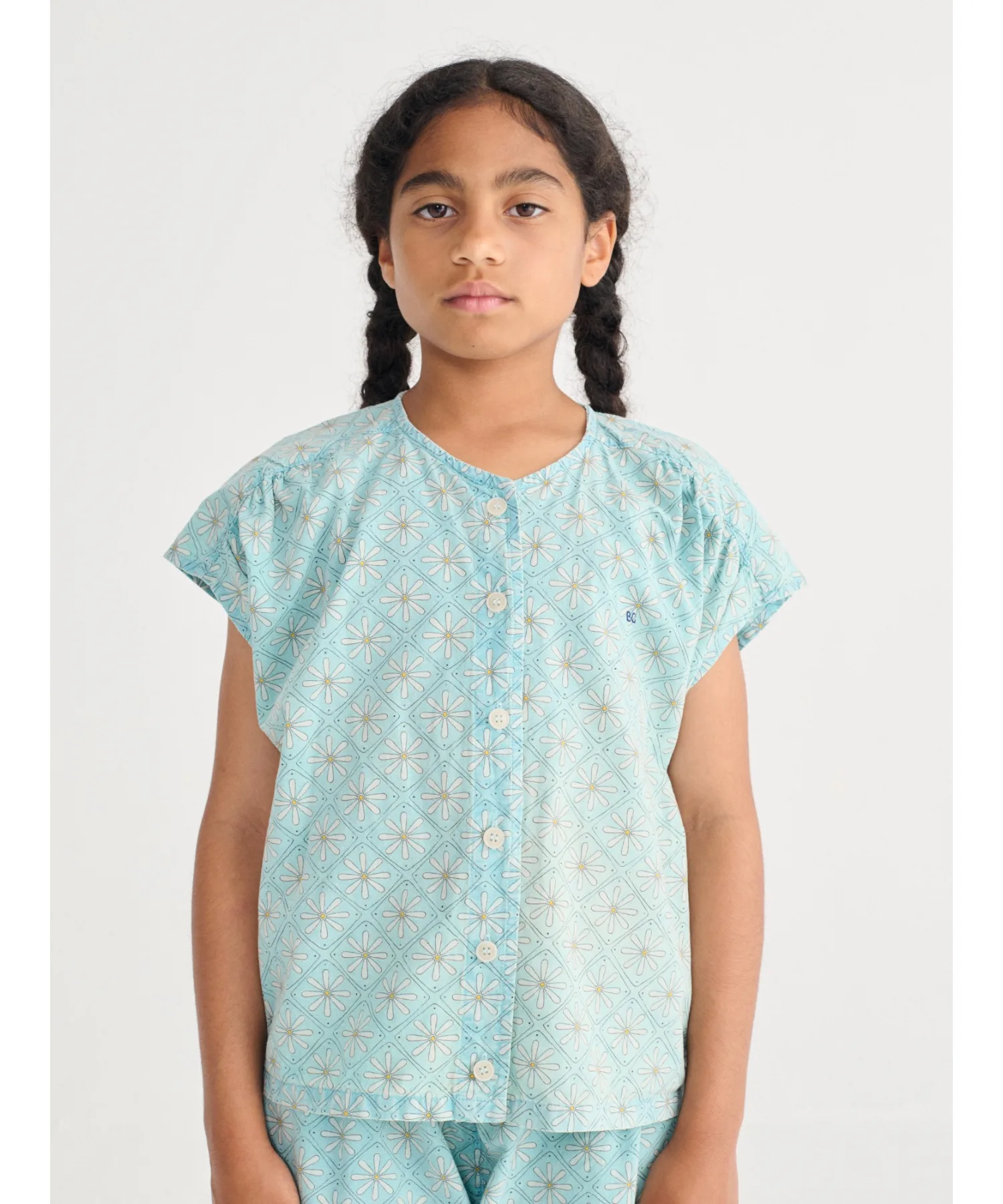 Детская блузка BOBO CHOSES Daisy Mosaic all over woven top