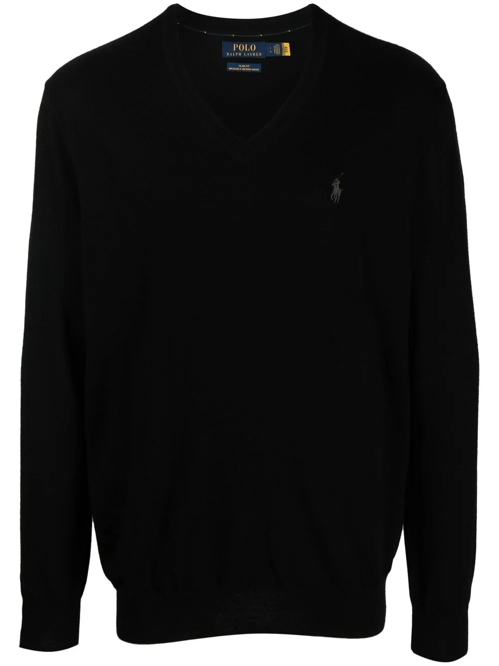 

Свитер с V-образным вырезом POLO RALPH LAUREN, черный