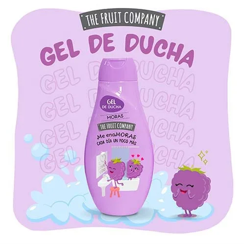 Гель для душа Клубника и ежевика 600 мл THE FRUIT COMPANY — фото 2