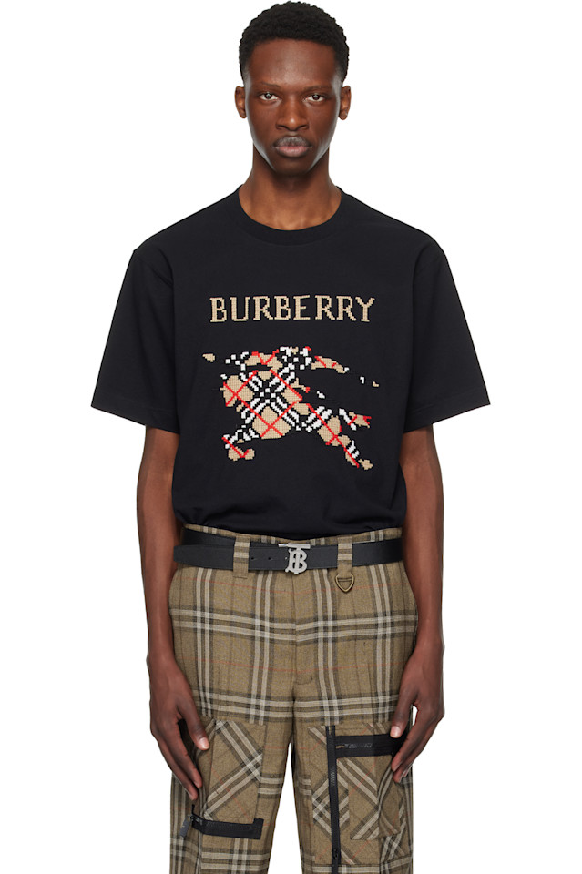 

Футболка для вышивки крестом EKD Cotton Burberry, черный