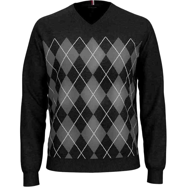 

Tommy Hilfiger Трикотажный свитер мужской черный