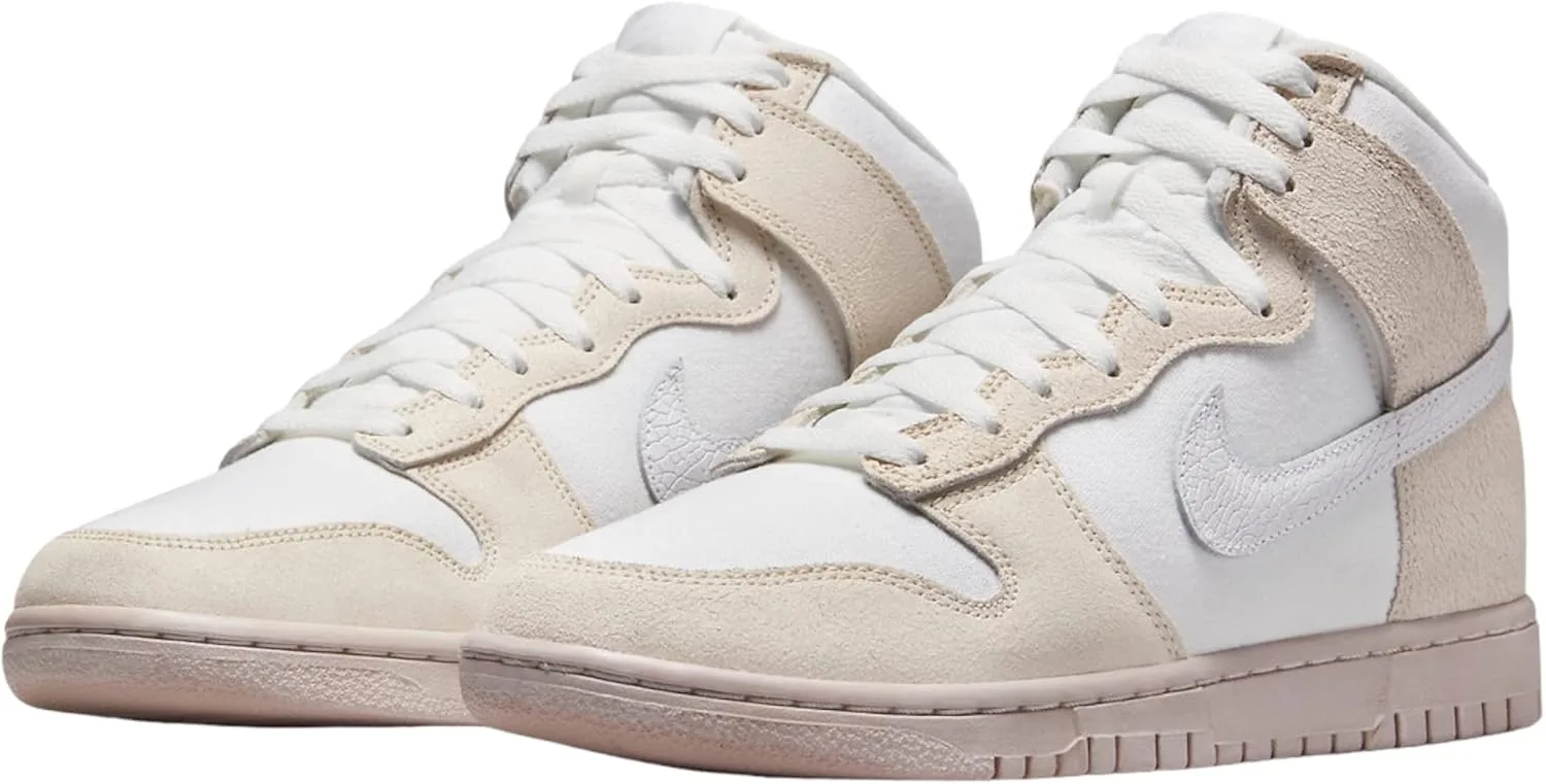 Мужские баскетбольные кроссовки Nike Dunk Hi Retro, белый — фото 3