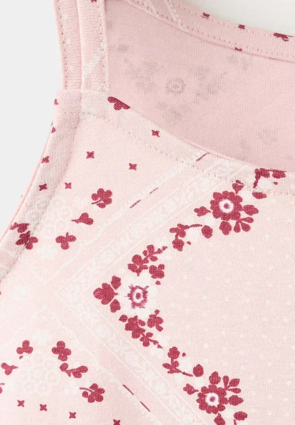 Детское платье-джемпер Mango Kids, розовый — фото 4