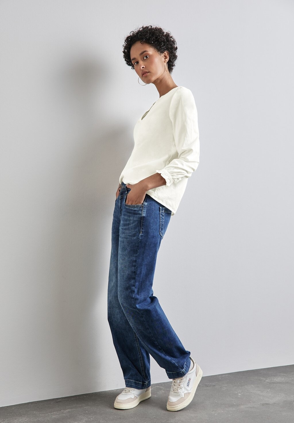 

Блуза Street One, цвет White Denim