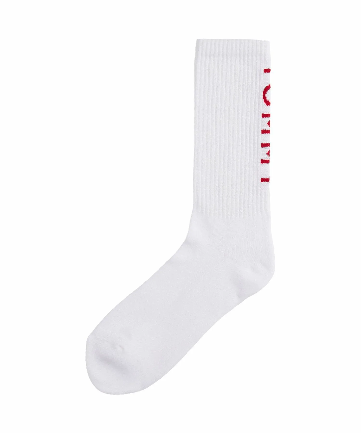 Носки с ребристым логотипом сзади TOMMY HILFIGER, White 100