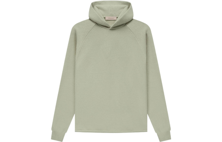 Худи Fear of God Essentials SS22 Knit Hoodie 'Sea foam', серый — фото 2