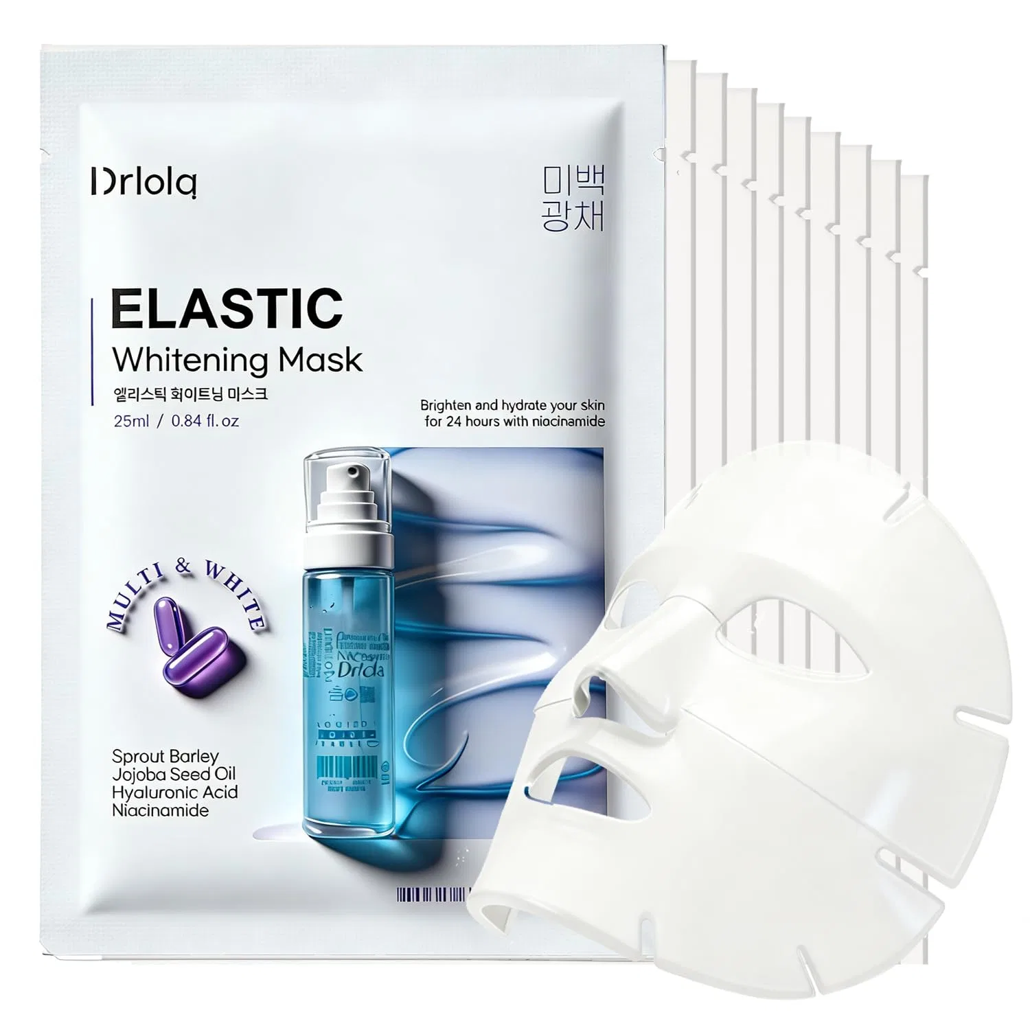 Эссенция Byulbyulskin — Корейская для лица с ниацинамидом и центеллой, , Elastic Whitening