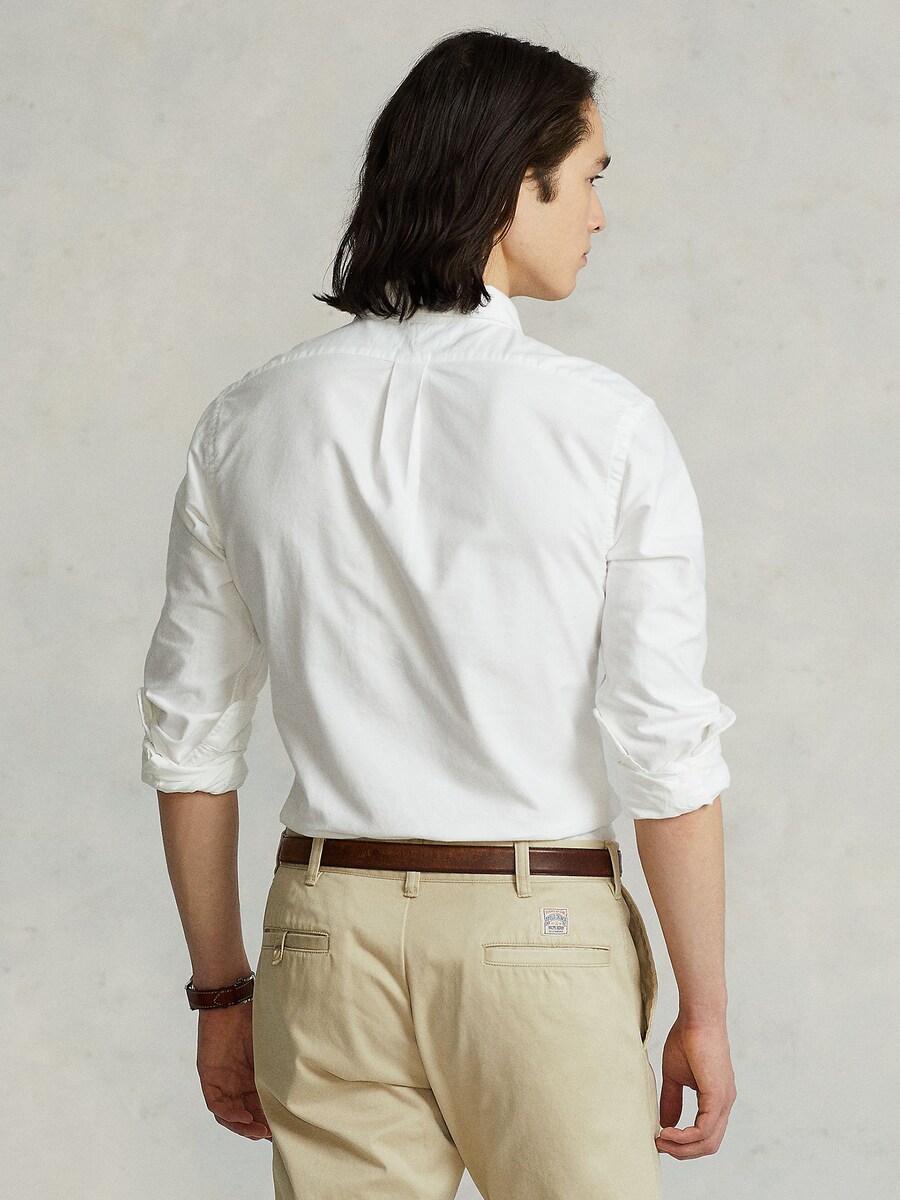 Рубашка Slim Fit на пуговицах Polo Ralph Lauren, White — фото 4