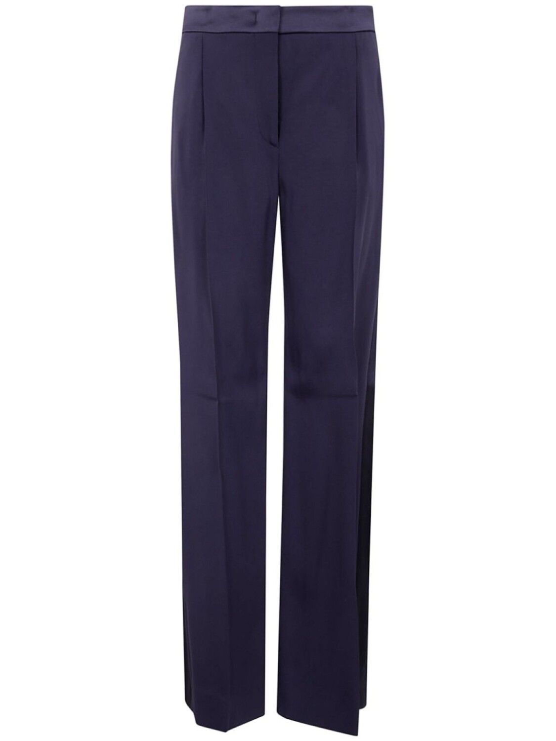 

Брюки Alberta Ferretti с атласной отделкой, синий