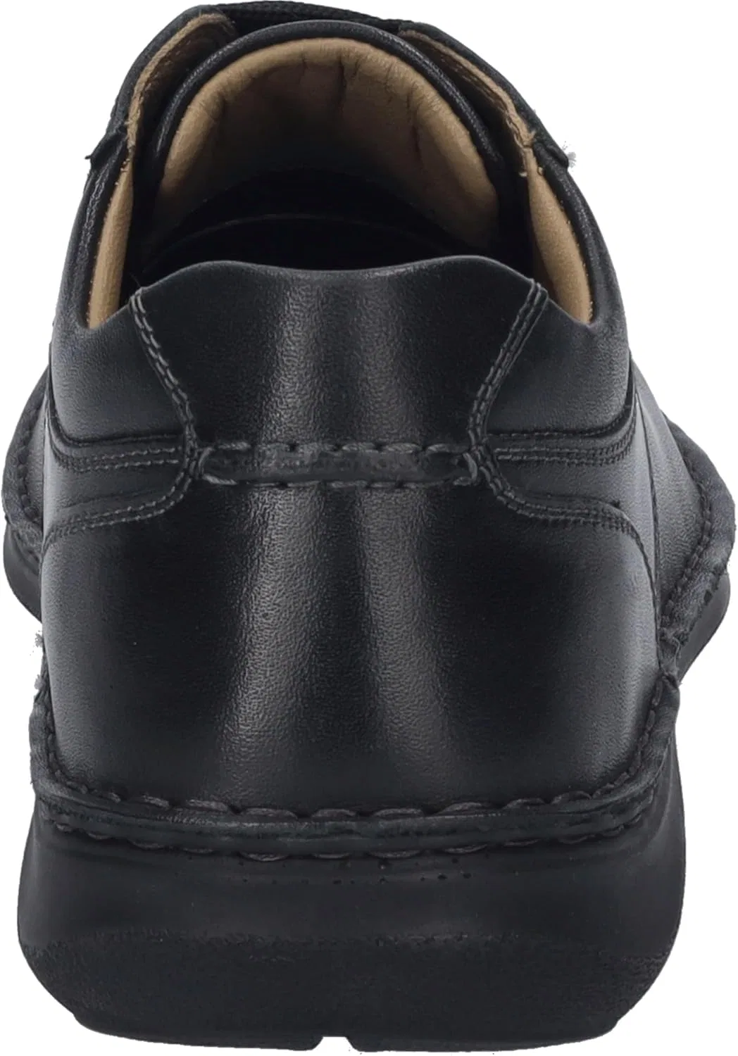 Удобные мужские туфли Josef Seibel New Anvers 62, ширина K (очень широкая), сменная стелька, Black — фото 3