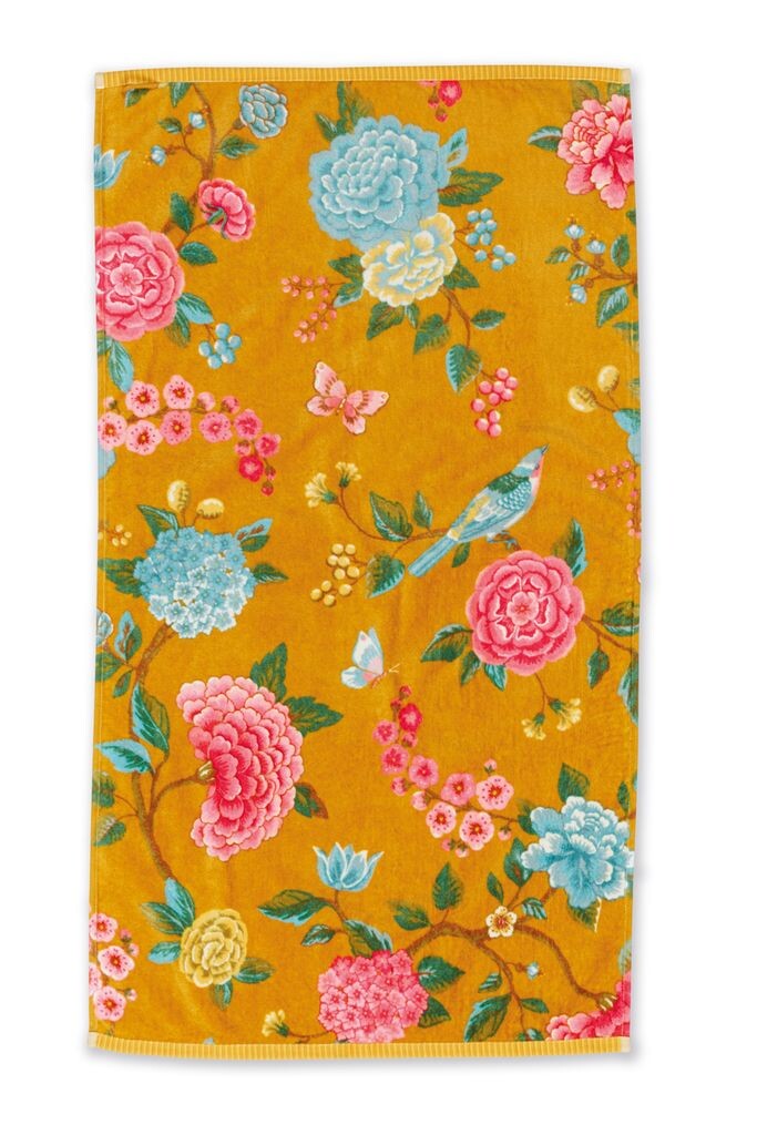 

Полотенце Pip Studio Les Fleurs темно-синее Beddinghouse, желтый