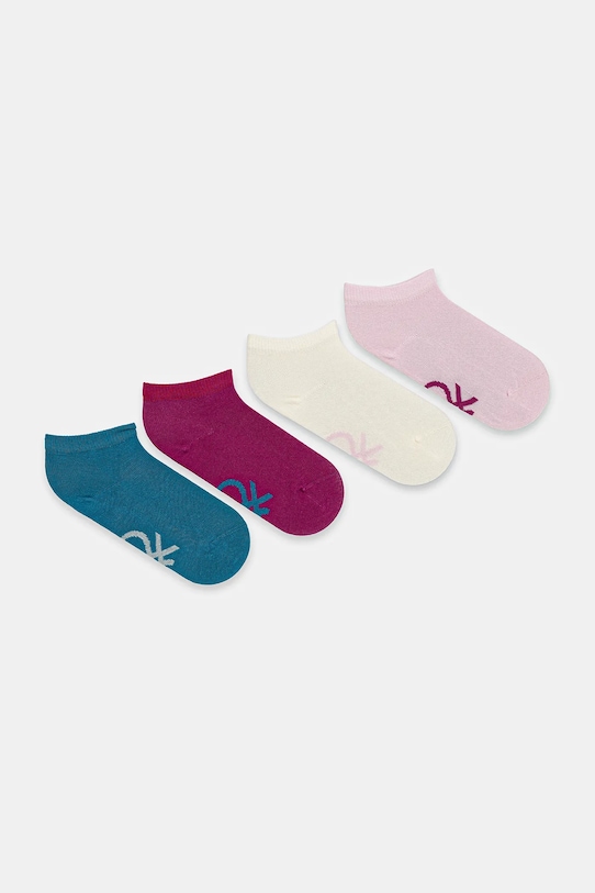 

4 пары детских носков United Colors Of Benetton, фиолетовый