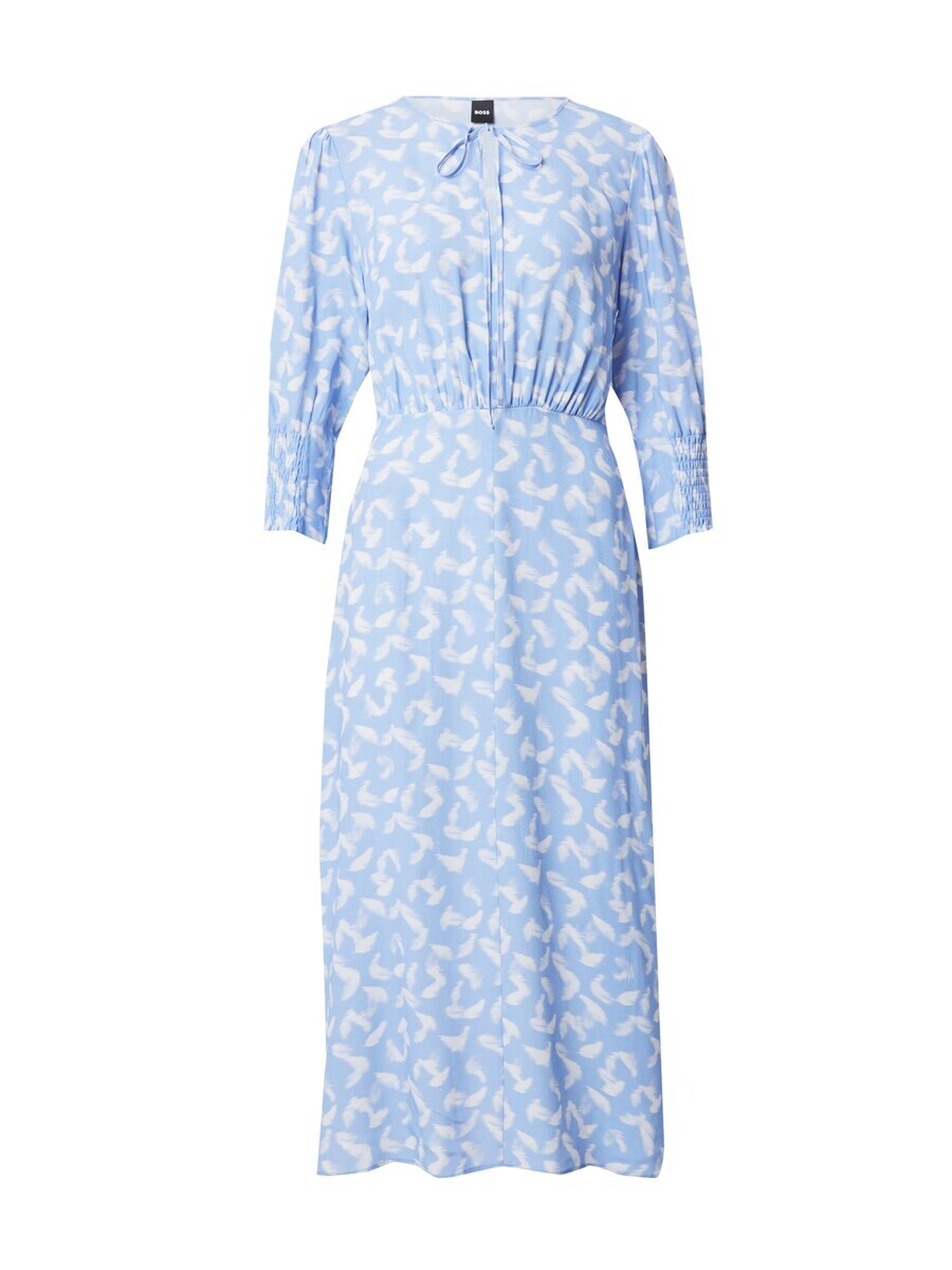 

Платье рубашка BOSS Shirt Dress Daflori, светло-синий