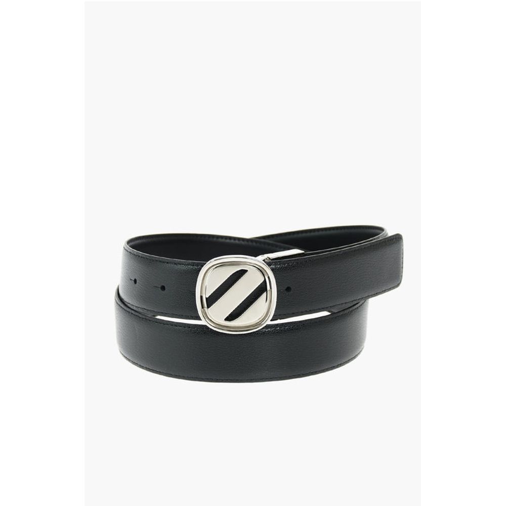 

Черный ремень из телячьей кожи Ermenegildo Zegna, Black