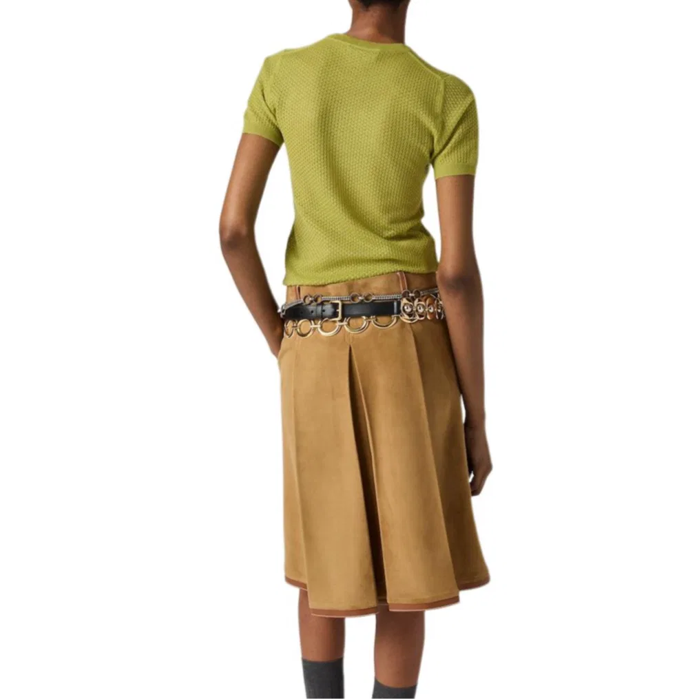 Кашемировый свитер MIU MIU Light Grass Green — фото 4